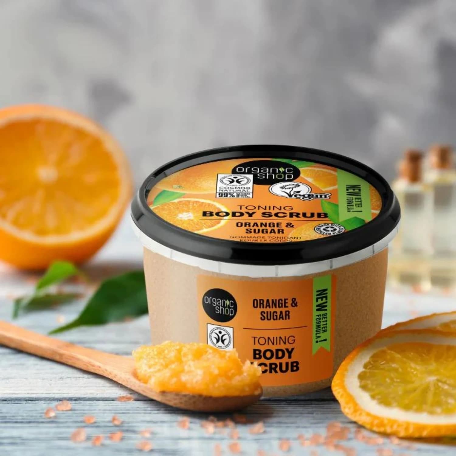 Organic Shop Toning Body Scrub Orange and Sugar 250ml