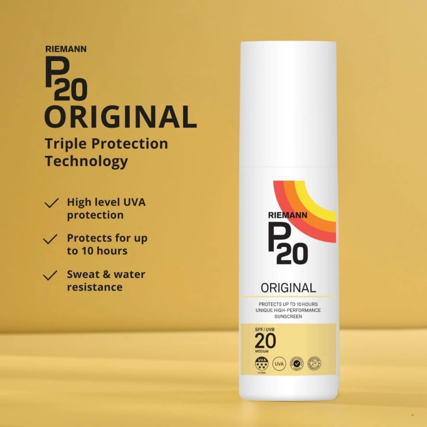 Riemann P20 Original SPF20 Sun Cream Spray 200ml