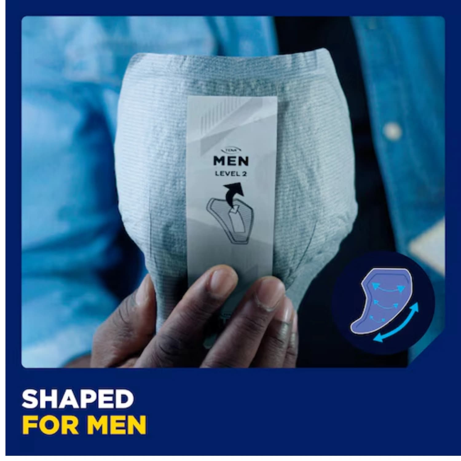TENA Men Active Fit Absorbent Protector Level 1 24 Pads