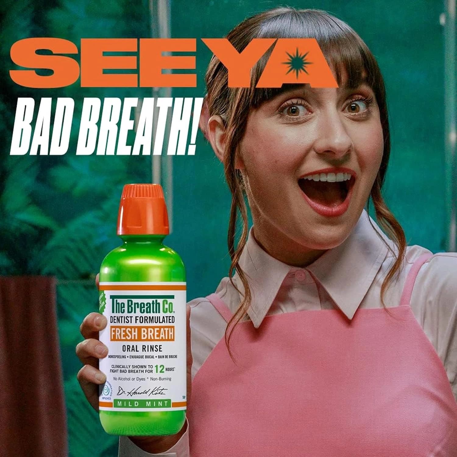 Breath Co Fresh Breath Mild Mint Mouthwash 500ml