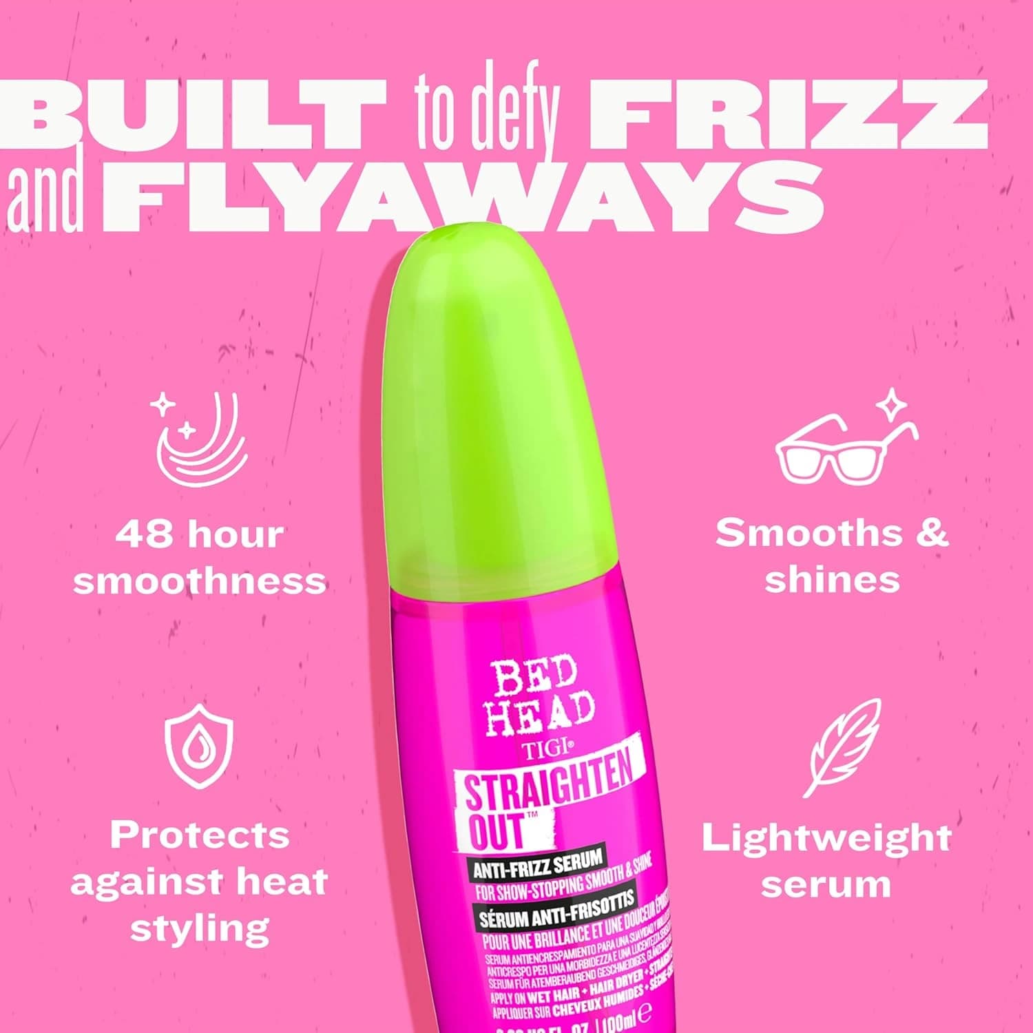 Tigi Bed Head Straighten Out Anti-Frizz Serum 100ml