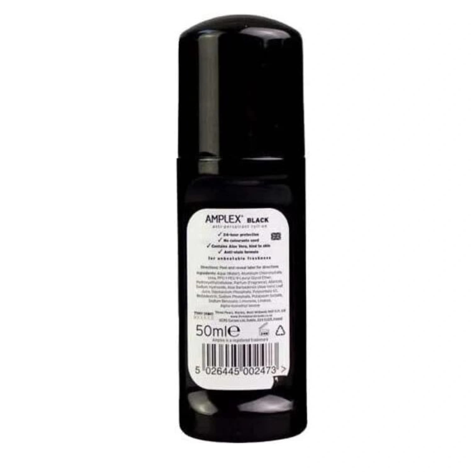 Amplex Roll on Deodorant Black for Men 50ml