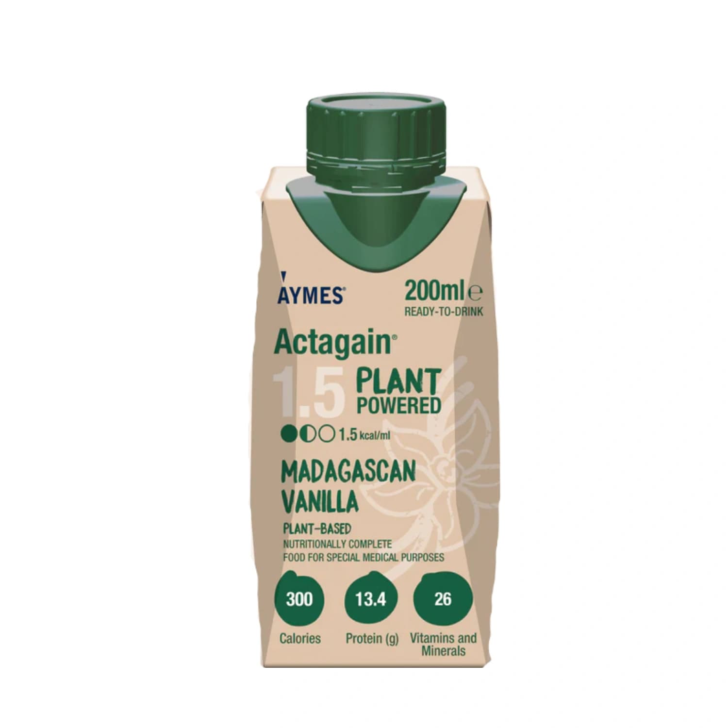 Aymes Actagain 1.5 Plant Powered Madagascan Vanilla 200ml