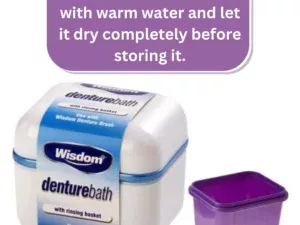 Wisdom Denture Bath With Rinsing Basket - Image 3