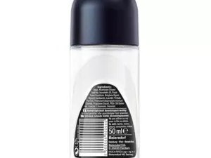 Nivea Men Black & White Deodorant Roll On 50ml - Image 3