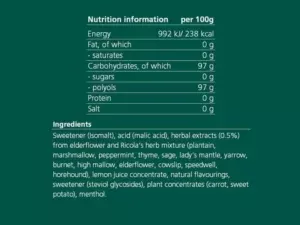 Ricola Delicious Elderflower Sugar Free Lozenges 45g - Image 3