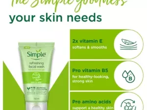 Simple Kind to Skin Facial Wash Gel 150ml - Image 5