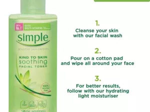 Simple Skin Soothing Facial Toner 200ml - Image 3