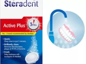 Steradent Denture Cleaning 136 Tablets - Image 2