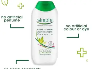 Simple Shampoo Gentle Care 200ml - Image 3