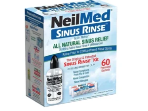 NeilMed Sinus Rinse Original Kit, Squeeze Bottle +60 Sachets - Image 2