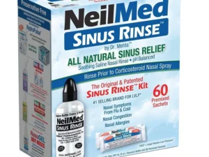 NeilMed Sinus Rinse Original Kit, Squeeze Bottle +60 Sachets - Image 8