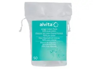 Alvita-Large-Cotton-Pads-100%-Pure-Cotton-50-Pads