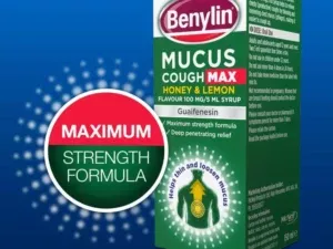 Benylin Mucus Cough Max Honey & Lemon Flavour Syrup  - 150ml - Image 2