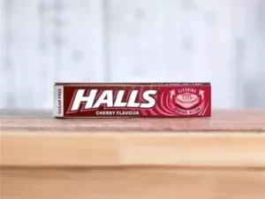 Halls Sugar Free Cherry Mentho-Lyptus Throat Lozenges Stick - 32g - Image 2