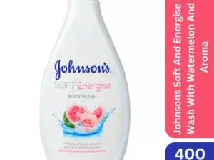 Johnsons Soft And Energise Body Wash With Watermelon And Rose Aroma 400ml - Image 2