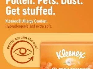 Kleenex Allergy Comfort Tissues Hand and Face - 56 Wipes - Image 8