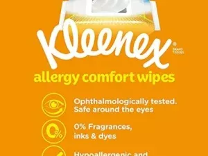 Kleenex Allergy Comfort Tissues Hand and Face - 56 Wipes - Image 7