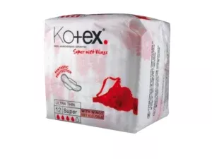 Kotex Ultra Thin Super Pads with Wings 12 Pack - Image 5