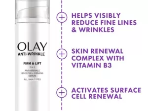 Olay Anti-Wrinkle Firm & Lift 2In1 Booster Serum 50ml - Image 3