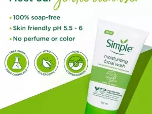 Simple Kind To Skin Moisturising Face Wash 150ml - Image 4