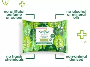 Simple Kind to Skin Cleansing Facial Wipes 7 wipes - Image 2