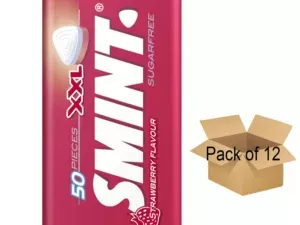 Smint XXL Strawberry Sugar free 50 Mints (Pack of 12) - Image 2