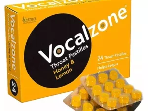 Vocalzone Throat Pastilles - Honey & Lemon - 24 Pastilles - Image 3