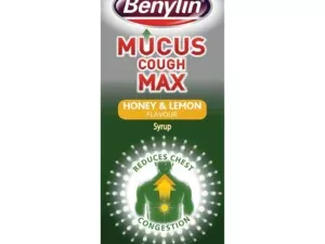 Benylin Mucus Cough Syrup Max Honey & Lemon 300ml - Image 2