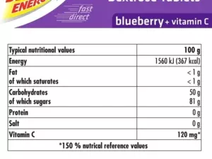 Dextro Energy Glucose Fast Acting Blueberry Tablets 47g (Pack of 24) - Image 6