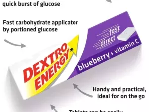 Dextro Energy Glucose Fast Acting Blueberry Tablets 47g (Pack of 24) - Image 3