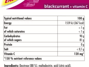 Dextro Energy Blackcurrant + Vitamin C Dextrose Tablets 24 x 47g - Image 6