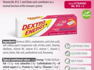 Dextro Energy Tablets ImmuneFit Tropical Flavour 47g (Pack of 24) - Image 5