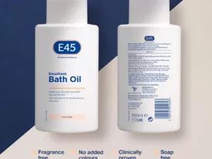 E45 Emollient Bath Oil 500ml - Image 3