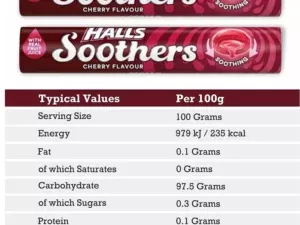 HALLS SOOTHERS -10 x 45g Packs (Cherry) - Image 4