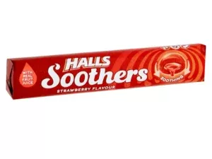 Halls Soothers Strawberry Juice Sweets 45g - Image 4