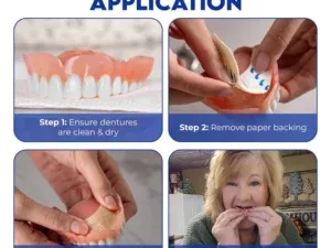 Secure Denture Adhesive Strips - 15 Strips - Image 3