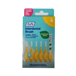 TEPE-Interdental-Brush,-Yellow-Size-4-6Pack