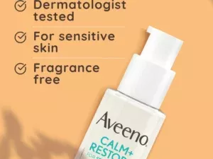 Aveeno Face CALM+RESTORE Triple Oat Serum For Sensitive Skin 30ml - Image 4