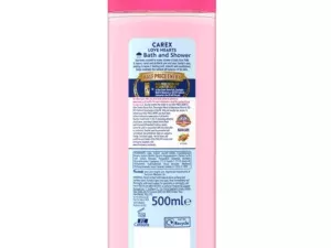 Carex Shower & Bath Love Hearts 500ml - Image 3