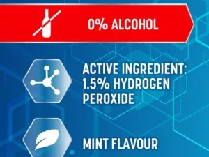 Colgate Peroxyl Mouthwash Mint Flavour 300ml - Image 7