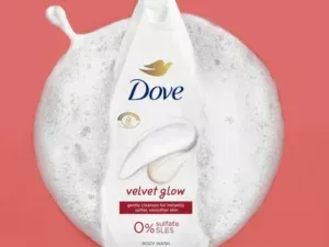 Dove Velvet Glow Body Wash Shower Gel 450ml - Image 5