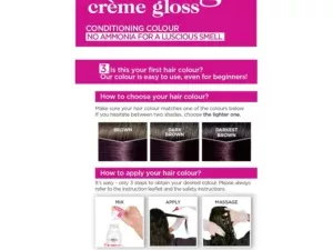 L'Oreal Casting Creme 316 Plum Burgundy Semi Permanent Hair Dye - Image 3