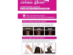 L'Oreal Casting Creme Gloss 323 Dark Choc Brown Semi Perm Hair Dye - Image 4