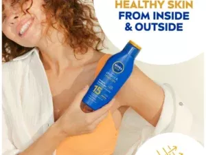 Nivea Medium Protection Sun Protect & Moisture Sun Cream Lotion SPF15 200ml - Image 5