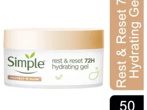 Simple Protect 'N' Glow Rest and Reset 72h Hydrating Gel 50ml - Image 4