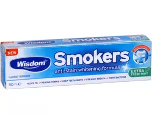 Wisdom Smokers Anti-Stain Whitening Toothpaste 50ml - Image 3