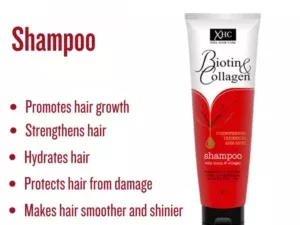 Xpel Biotin & Collagen Thickening Hair Shampoo - 300ml - Image 4