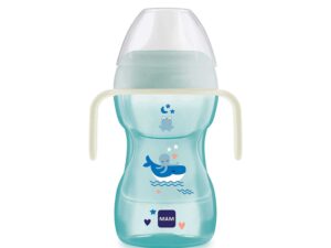 Mam-Fun-To-Drink-Cup-And-Glow-Handles-270ml-Blue