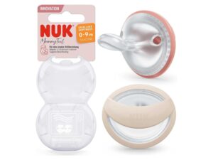 Nuk-Mommy-Feel-Soother-0-9m-Blush-2Pk